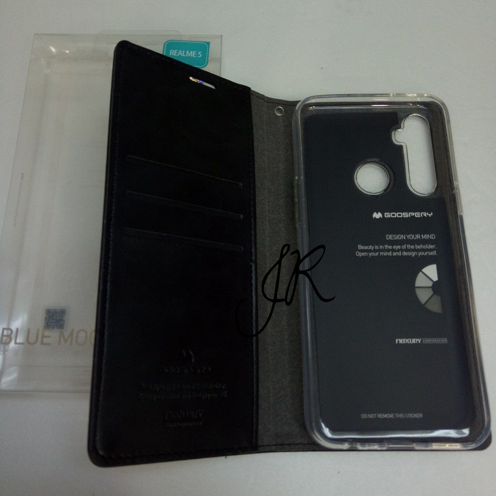 LEATHER Flip Case Premium REALME 5 / 5i / 5s