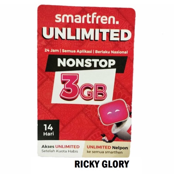 Voucher Smartfren UNL Nonstop 3GB