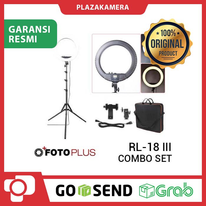 Fotoplus Ring Light RL-18 Mark III Bi-Color LED Combo Kit