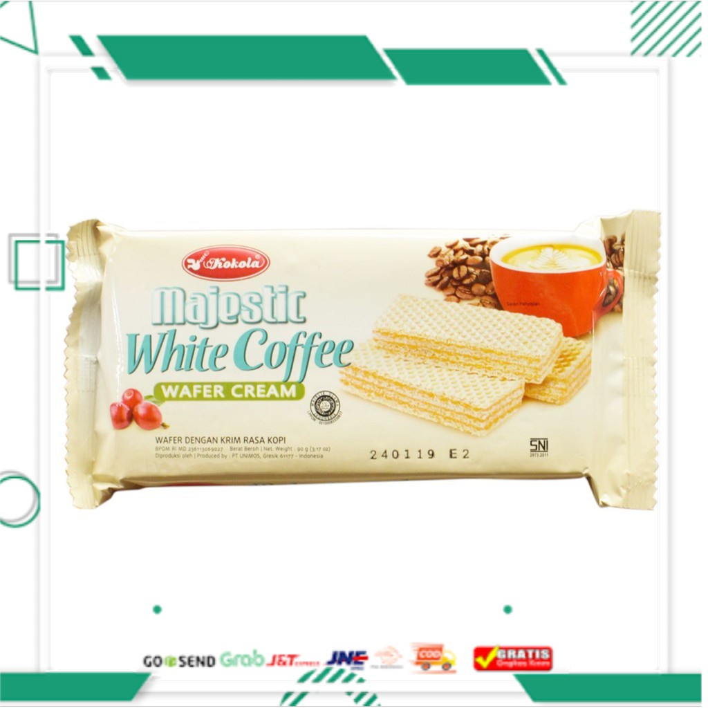 Kokola Wafer Majestik White Coffee 80 g