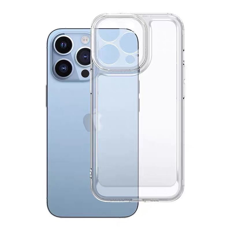 ARIBAG SOFT TPU CLEAR CASE IPHONE 14 Promax 14 Max / Plus 13 PROMAX 13 PRO 12 MINI 11 PROMAX X XR XSMAX + Protector Camera SOFT CASE 1.6MM