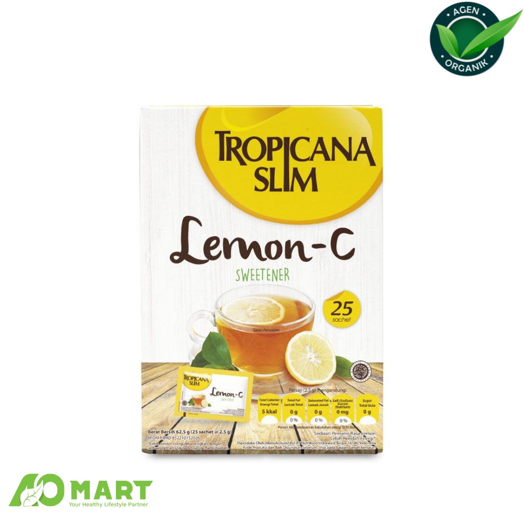 

Tropicana Slim Lemon-C Sweetener 25 sachet