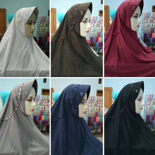 Jilbab Kerudung Bergo Hemy Anak Smp ( L)