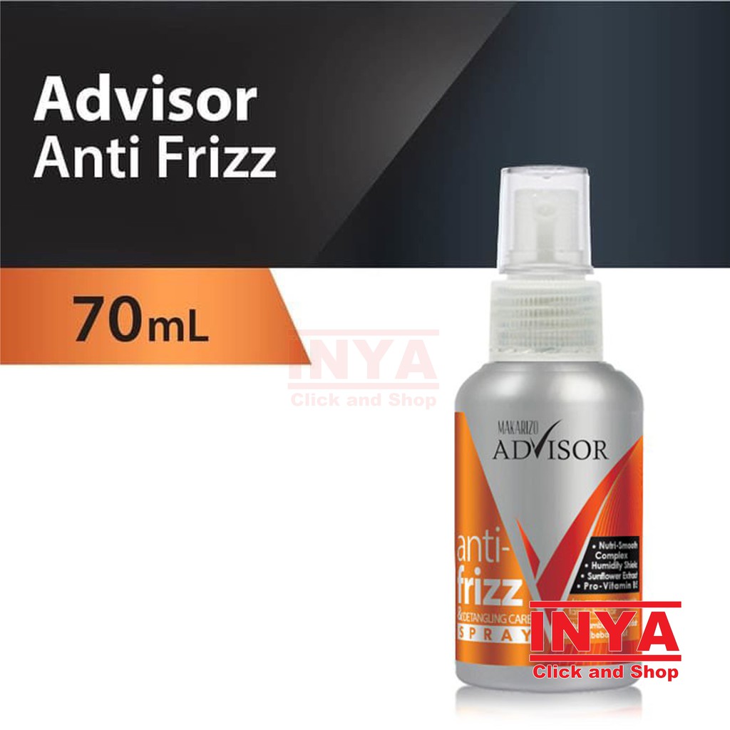 MAKARIZO ADVISOR ANTI FRIZZ &amp; DETANGLING CARE SPRAY 70ml - Hair Spray