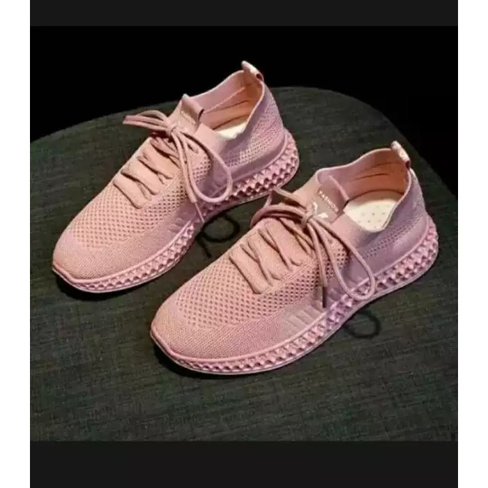 AlFathr Shoes - Sepatu Sneakers Slip On Wanita Tali Press Terbaru Korean Fashion Import