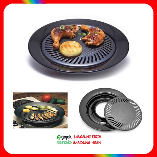 Ultra Grill Pan Anti Lengket Korean BBQ Panggangan Teflon BBQ