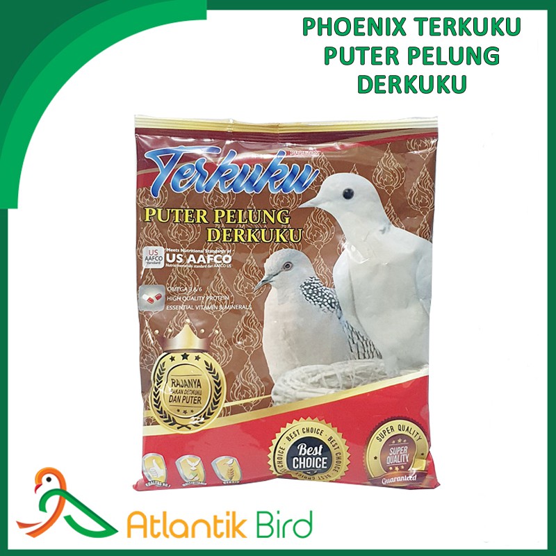 Atlantik Bird Phoenix Terkuku Pakan Burung Terkuku Puter Pelung Derkuku Shopee Indonesia