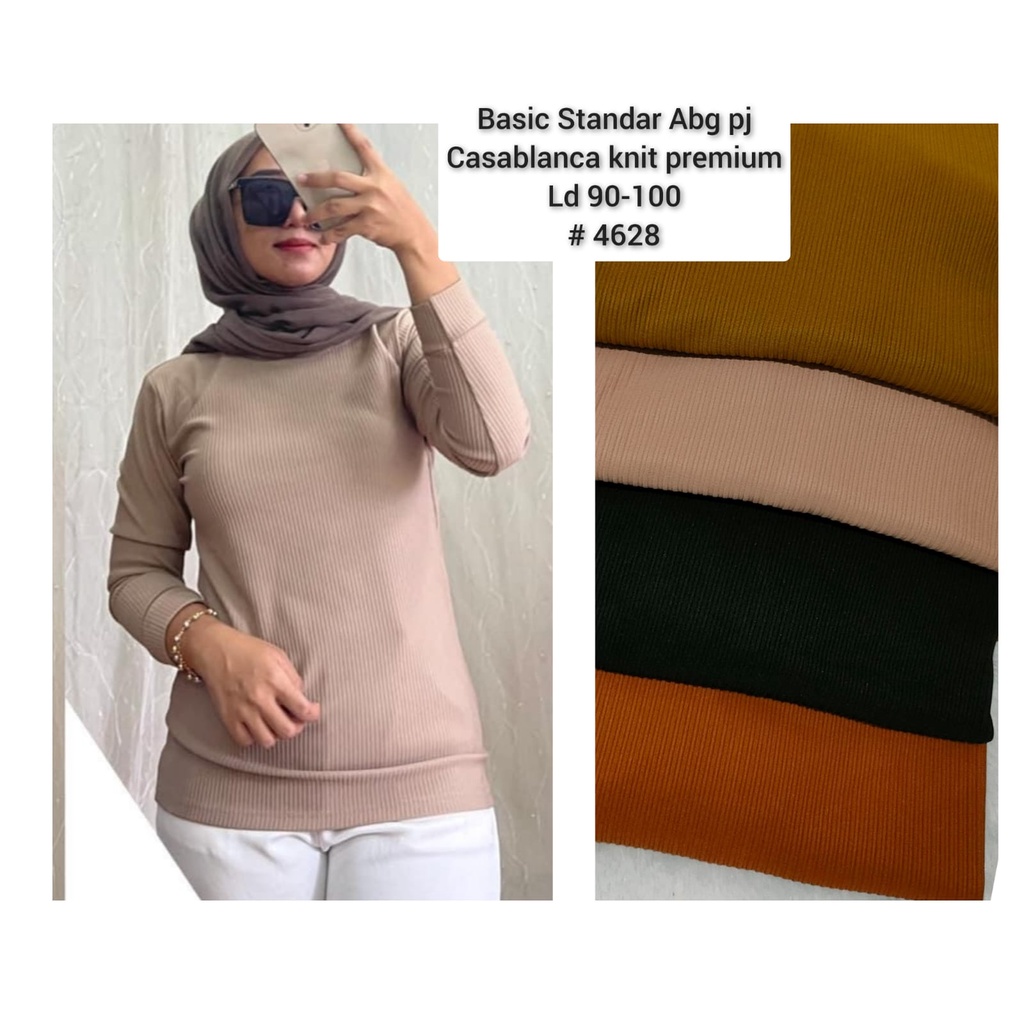 Atasan Basic Cassablanca Knit Standar ABG By Aquila