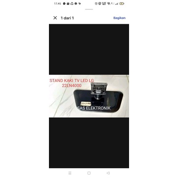 STAND KAKI PEDESTAL TV LED LG 19-22 INCH 22LN4000 19LN4050 22LN4050 22LN4100