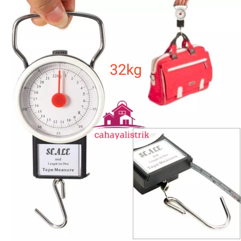 Timbangan Gantung Mini 32kg | Hanging Scale 32kg