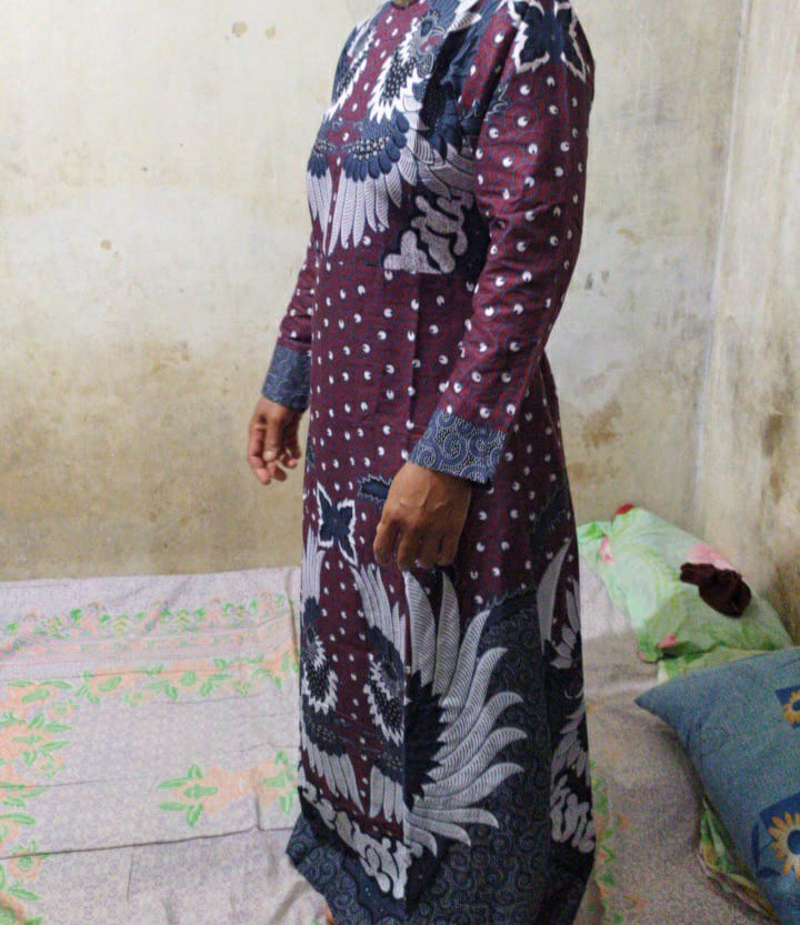 Benang Raja Gamis Batik Primis Ukuran M L Xl Xxl