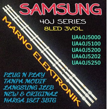 LAMPU BL BACKLIGHT LED TV SAMSUNG 40INCH UA40J5000AK UA 40J5000 AK UA40J5000 AK SAMSUNG 40 IN UA40J5
