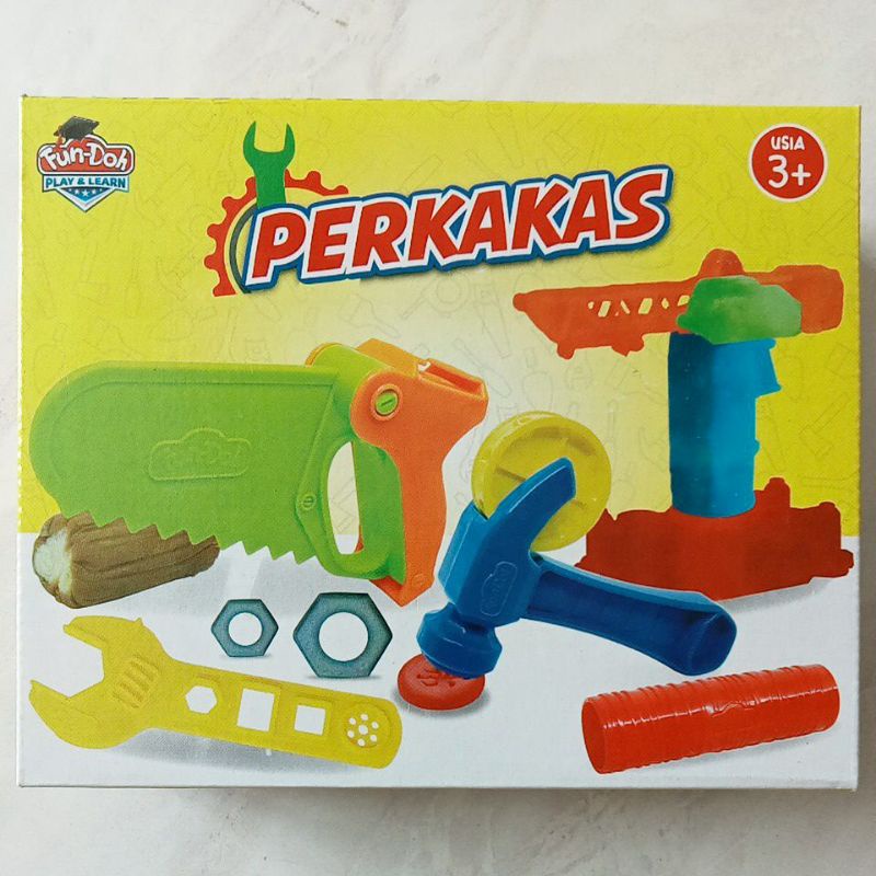 Mainan Malam Plastisin Fundoh Perkakas Tukang 28168