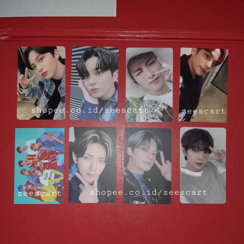 ATEEZ Jongho Yeosang Hongjoong Wooyoung Photocard Lucky Draw Soundwave Round 1 Deja Vu Eternal Sunsh