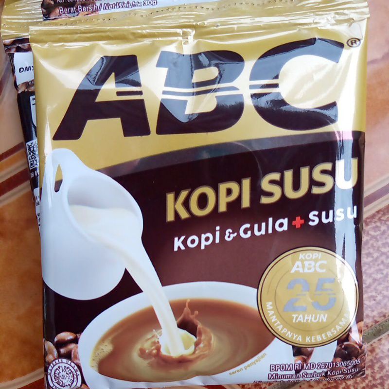 ABC Kopi Susu Sachet 30 Gram Renceng ( ISI 5 10 )