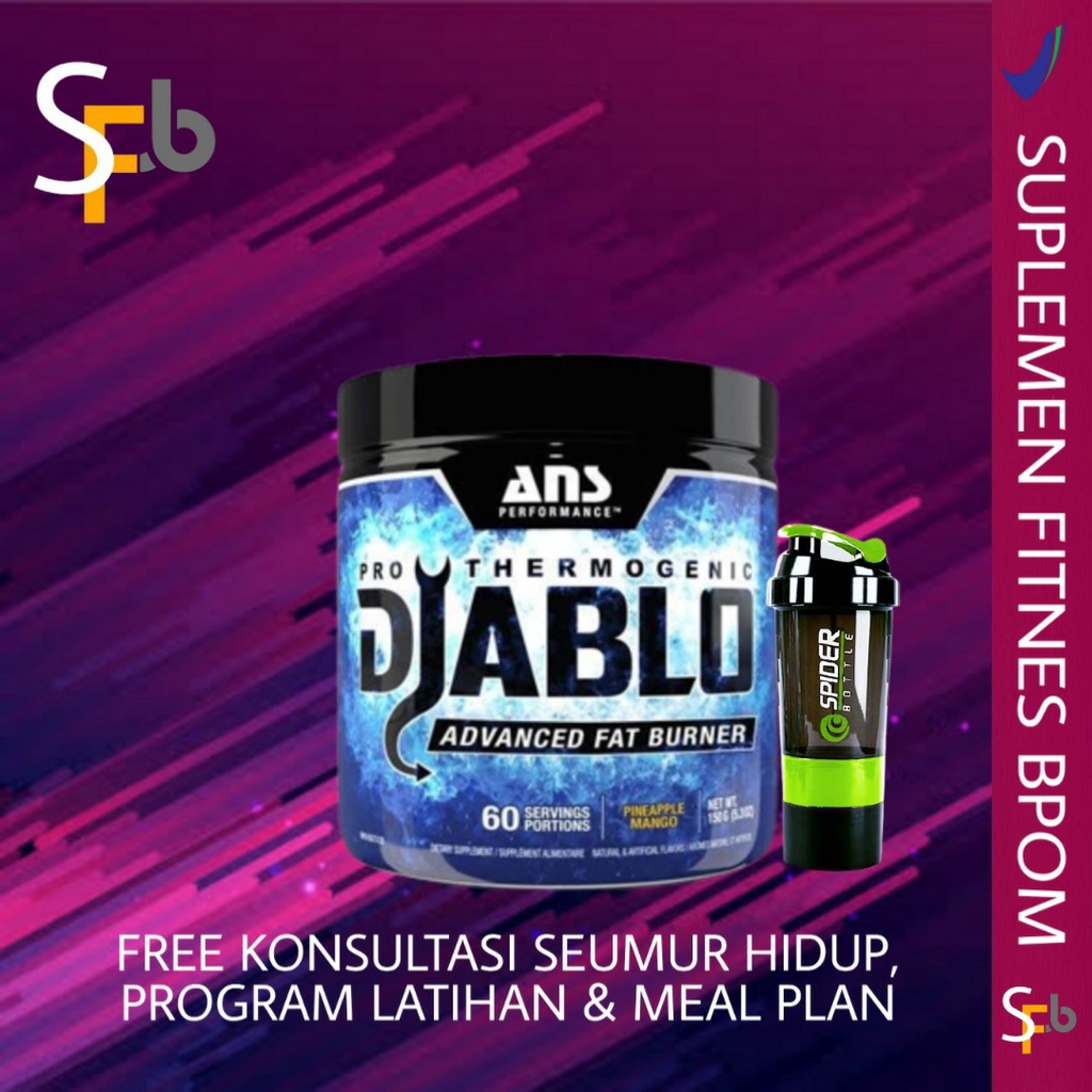 Ans diablo AM 60 SERVING FAT BURNER STIMULANT