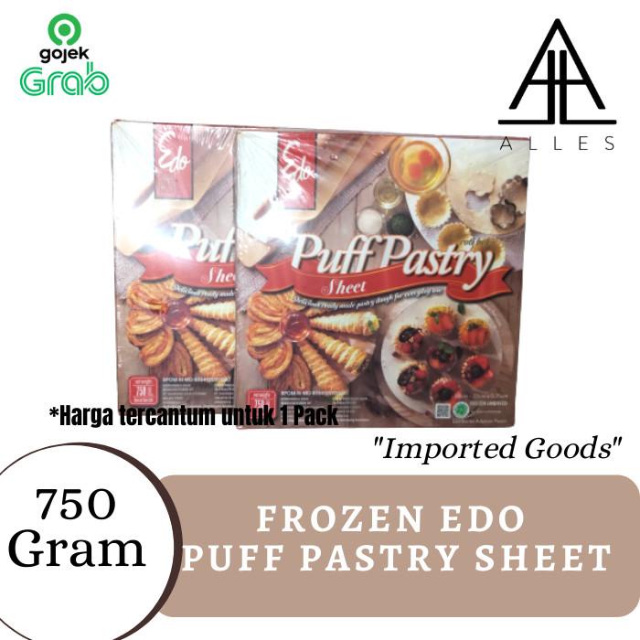 

Edo Puff Pastry Sheet/ Frozen Edo/ Adonan Roti/ Roti Beku 750 Gr