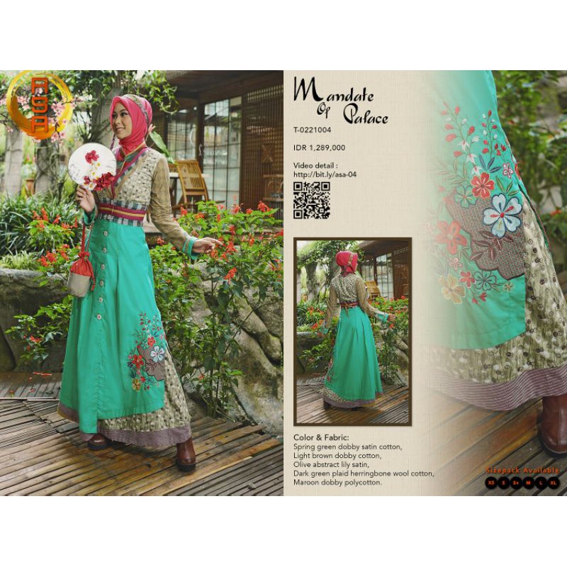 TUNEECA T-0221004 TUNEECA ASA DISKON SALE PROMO GAMIS LONG DRESS