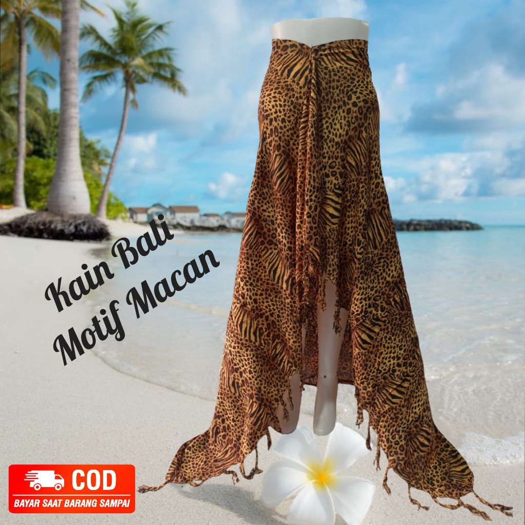 Sarung Pantai&gt;Selendang Bali&gt;Kain Pantai&gt;Motif Macan&gt;sembilanmode