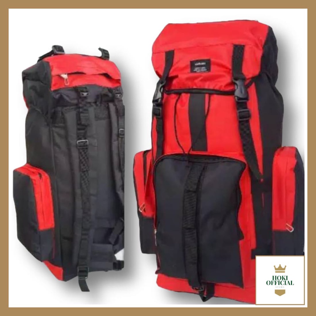 Tas Gunung Kapasitas Besar Ransel Hiking Camping Kamuflase Ransel Travel Tas Travel Tas Sekolah Olahraga dan Santai