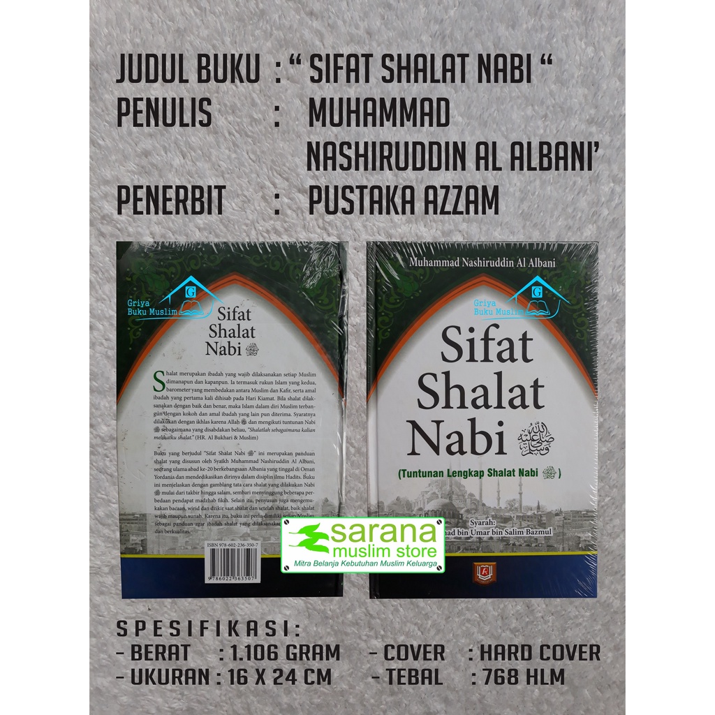Buku Sifat Shalat Nabi ( Tuntunan Lengkap Shalat Nabi )