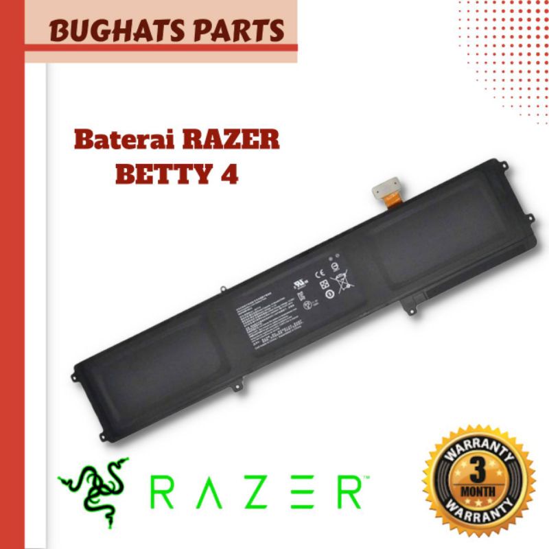 Battery BETTY 4 Razer RZ09-0195 RZ09-0165 Blade 14 Inch 2016 V2