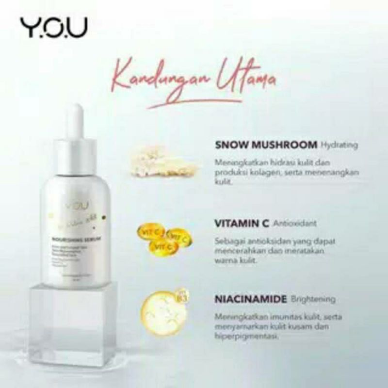 ☃Cutezz_Ching1☃YOU The Radiance White Nourishing Serum 20ml