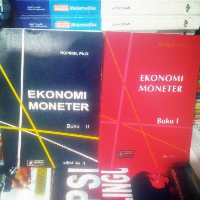 Buku ekonomi moneter karya nopirin jilid 1&2