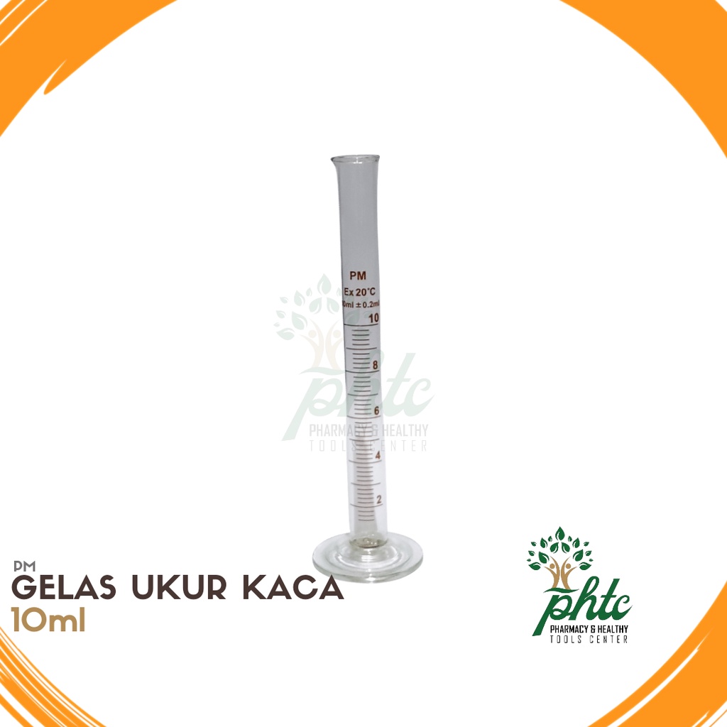 PM Gelas Ukur 10ml l Gelas Ukur Kaca 10 ml