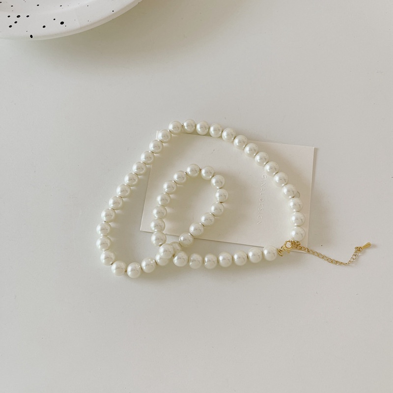 Pearl Necklace Accessories Clavicle Chain Trendy Temperament Personality