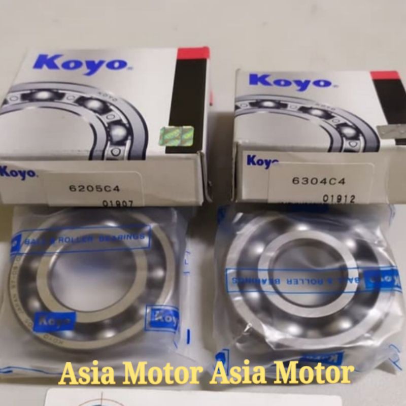 Bearing 6205 C4 Koyo Dan 6304 C4 Koyo Laher Kruk As Yamaha Jupiter