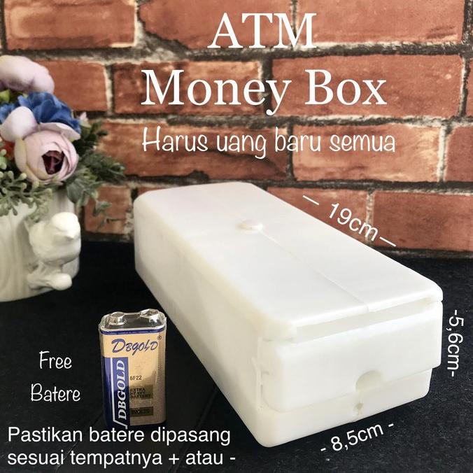 

+++++] ATM Money Box Kotak Hujan Uang Untuk Cake Uang