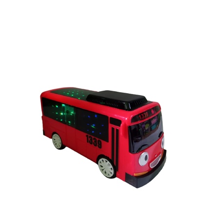 READY SELALU / The Little Bus / Mobil Tayo Besar Bump And Go / Bis Tayo Besar Warna Merah Mainan Edu