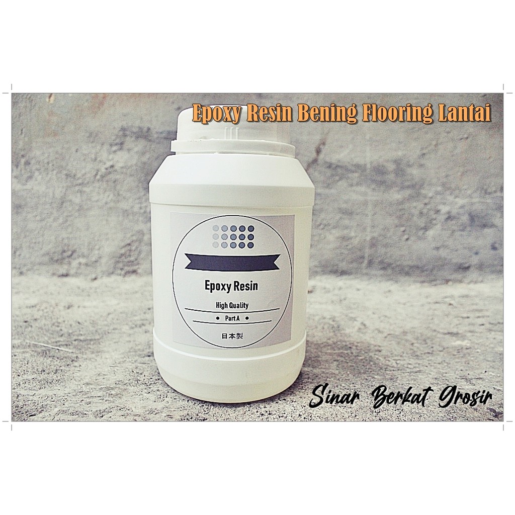 Epoxy Resin Bening Flooring Lantai Import Jepang