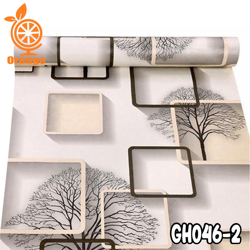 Wallpaper Sticker wallpaper Dinding wallpaper 3D wallpaper motif Premium Quality 45cm X 9meter