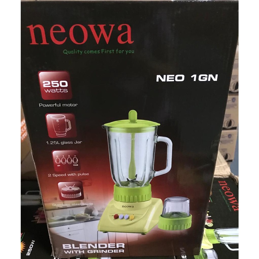 Blender NEOWA 2 Tabung Kaca NN 1GN / Blender Kaca / Blender 1.5 Liter