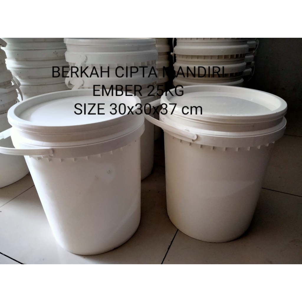 Ember 25kg/ember polos/ember latek 25 liter /ember bekas 25kg