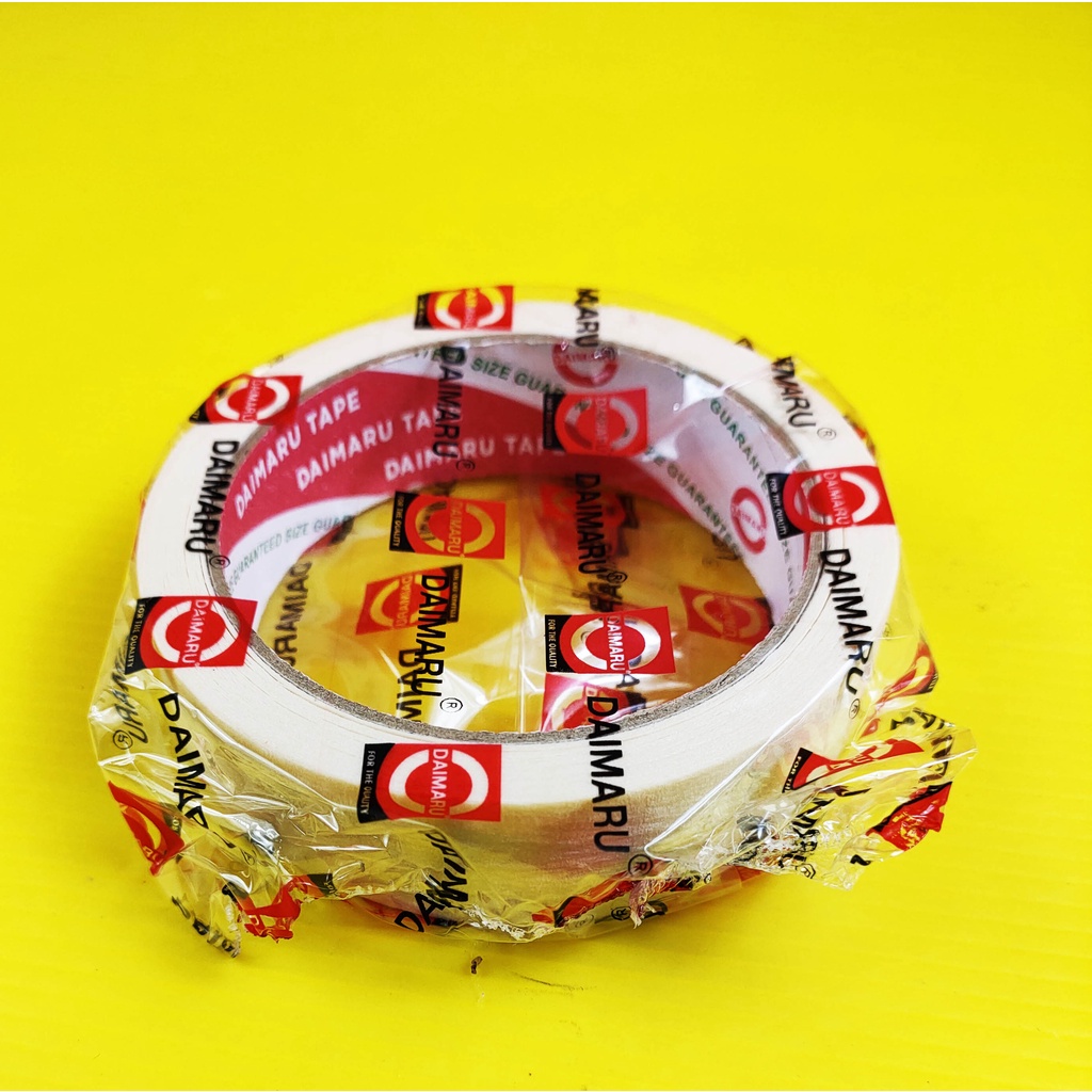 

ISOLASI / LAKBAN KERTAS MASKING TAPE DAIMARU 1 INCI 24 MM X 21 M