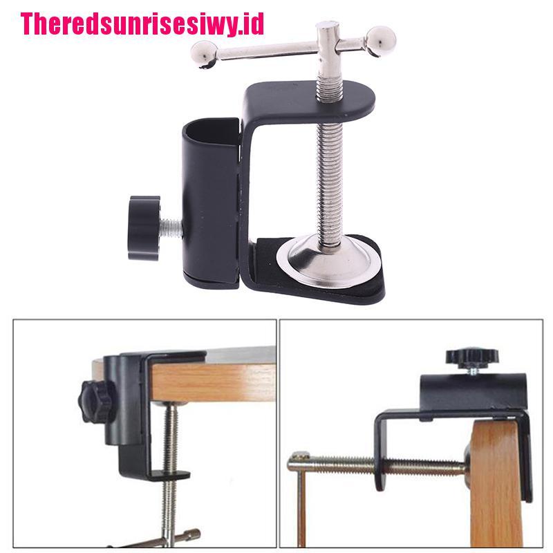 【Theredsunrisesiwy.id】1Pc Cantilever Bracket Clamp Holder Metal Desk Lamp Clip Fittings Base Hose