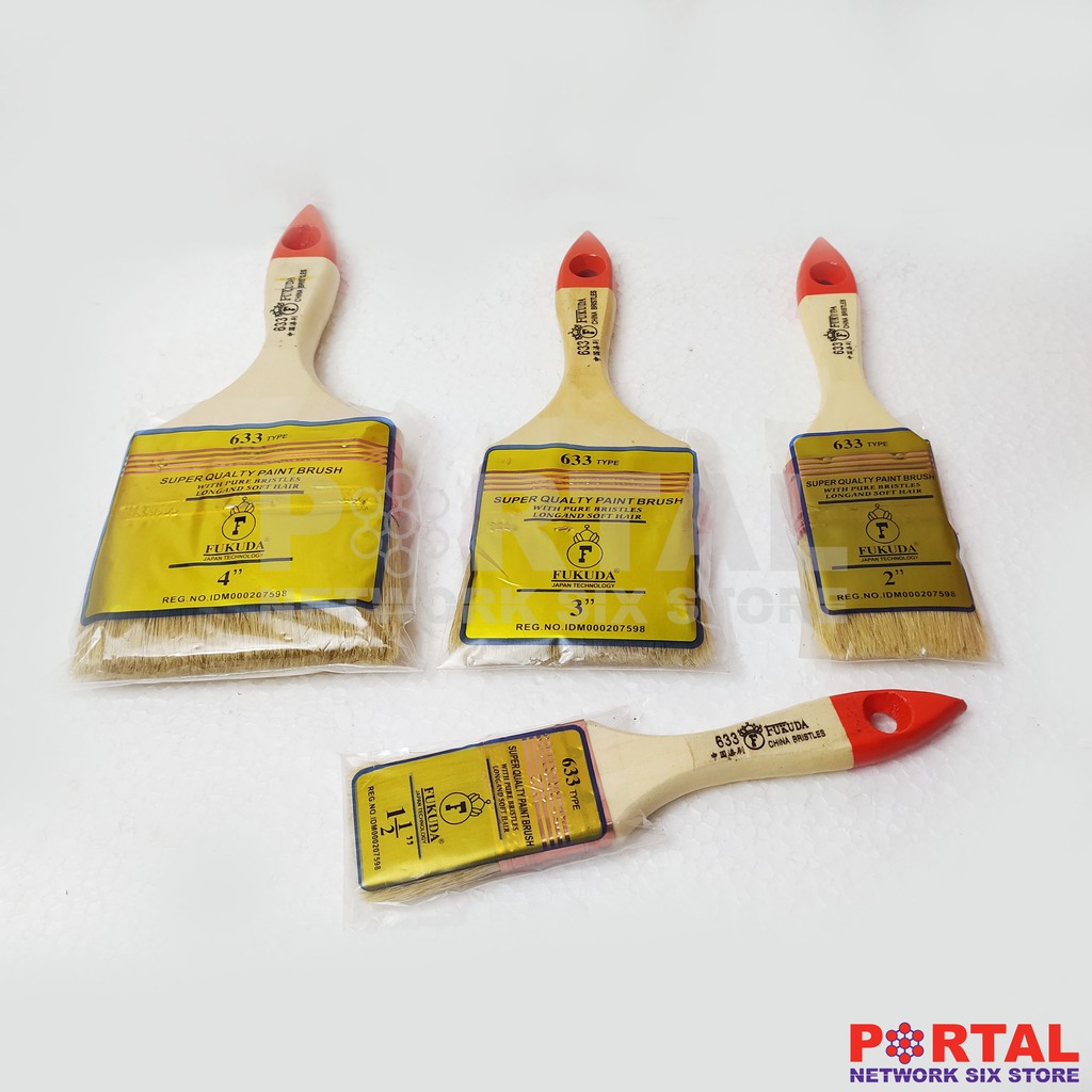 

Kuas Fakuda 1 Inch s/d 4 Inch - Kuas Cat Paint Brush