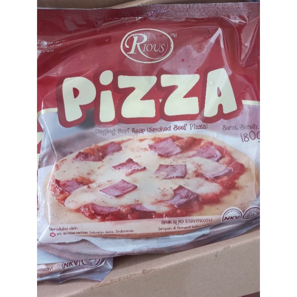 

Pizza Rious by Bernardi 180gr smokebeef/double cheese