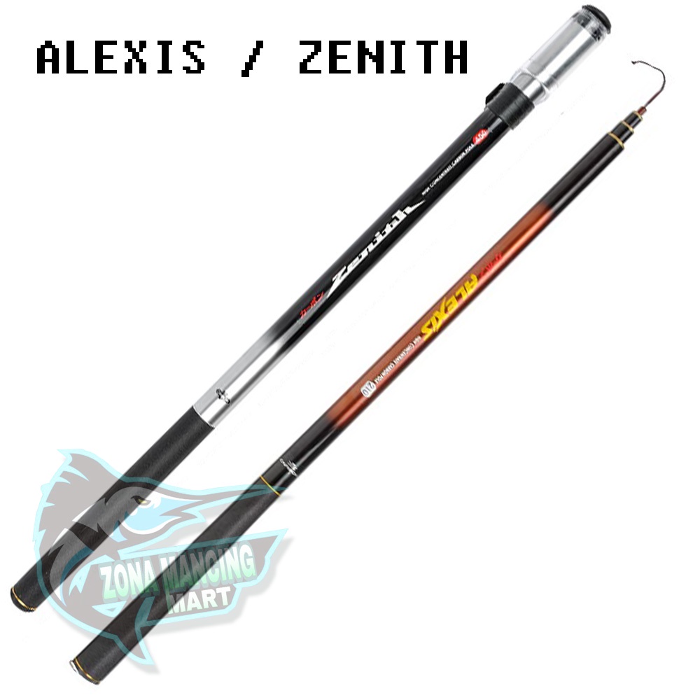 Joran MAGURO ALEXIS / MAGURO ZENITH 210 - 540cm | Non Zoom | Tegek Lentur | Pilih Ukuran