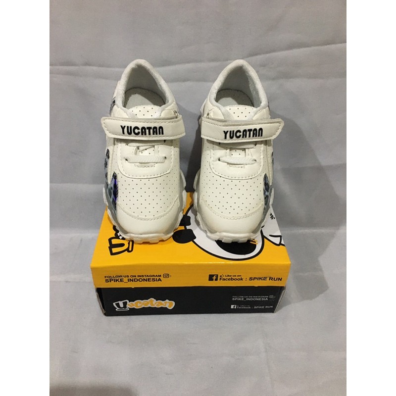 Sepatu anak nyala YUCATAN RRN 7208 PUTIH
