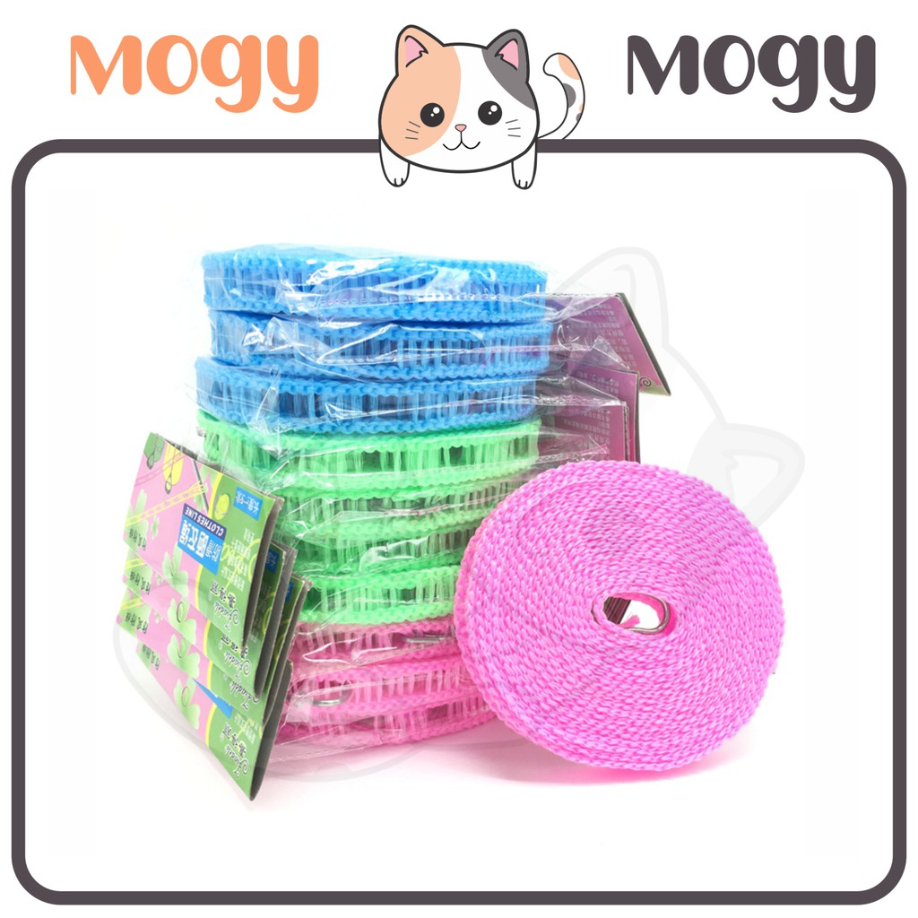 MOGYMOGY HL0061 Tali Jemuran 5 Meter Tali Jemuran Baju Lubang