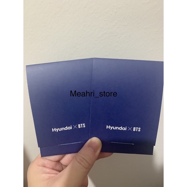 BTS Hyundai Photocard