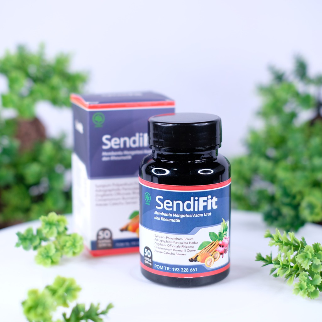 SendiFit Sendi Fit 50 Kapsul Herbal Asli 100% Original BPOM Herbal Untuk Megatasi Masalah Sendi dan Tulang Asli 100% Original