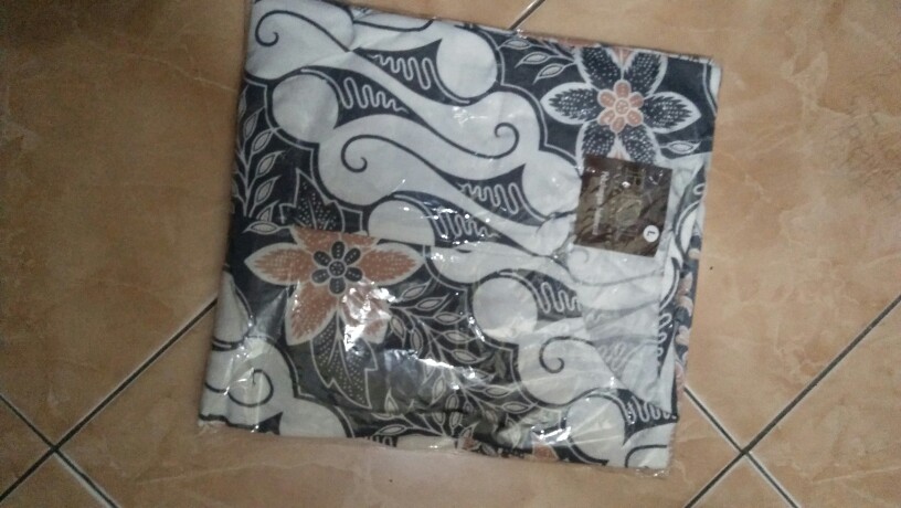 Tey-17 Batik Wanita Asj Sa Hrb026 Kenongo Kemeja Tosca Pendek