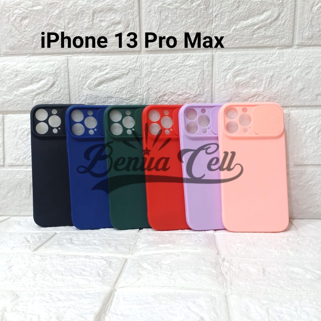 SOFTCASE IPHONE 13 13 MINI CASE SLIDE CAMERA IPHONE 13 PRO 13 PRO MAX