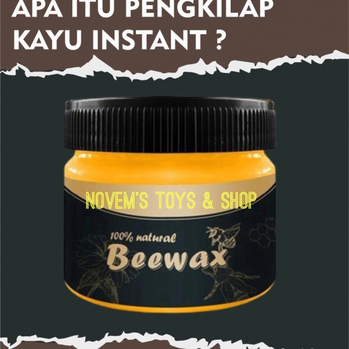 BEEWAX beewax natural pengkilap furniture kayu ORIGINAL READY STOCK