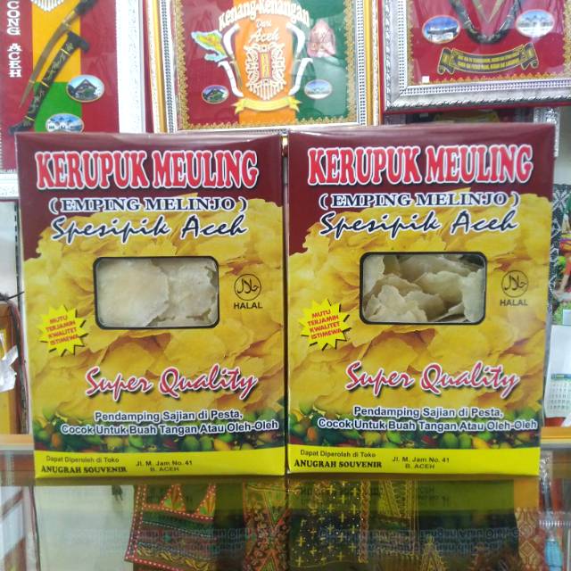 

Kerupuk emping melinjo tipis asli khas Aceh 500gr | spesial Quality aceh